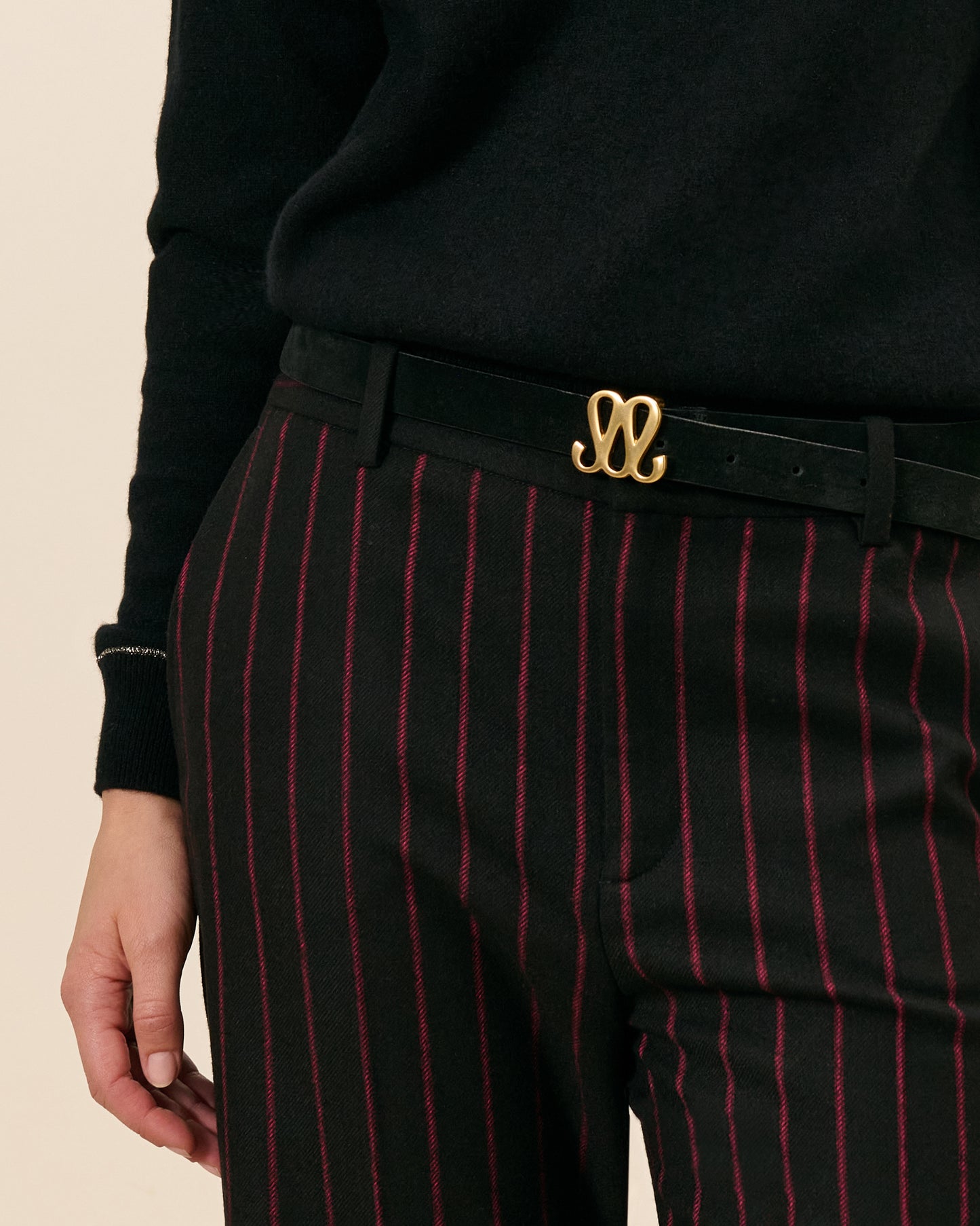 Ceinture Reversible Monogramme - Noir 2 - Mode Femme tendance