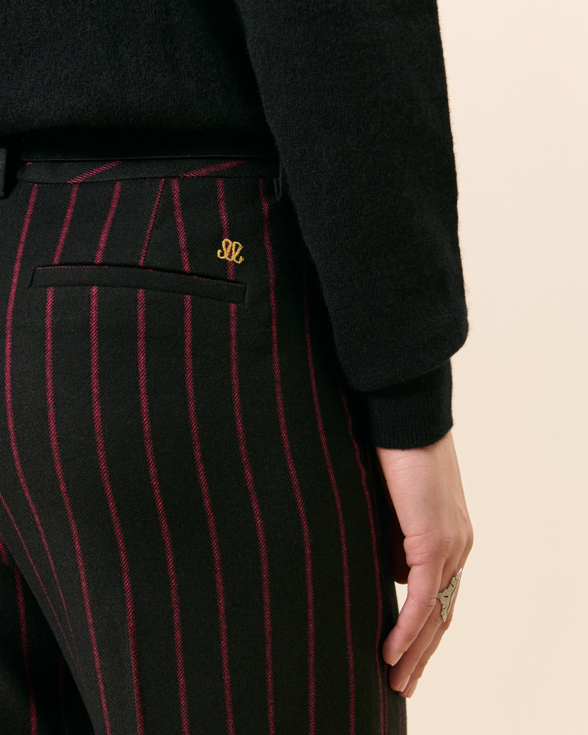 Pantalon Sevigné - Rouge  2 - Mode Femme tendance