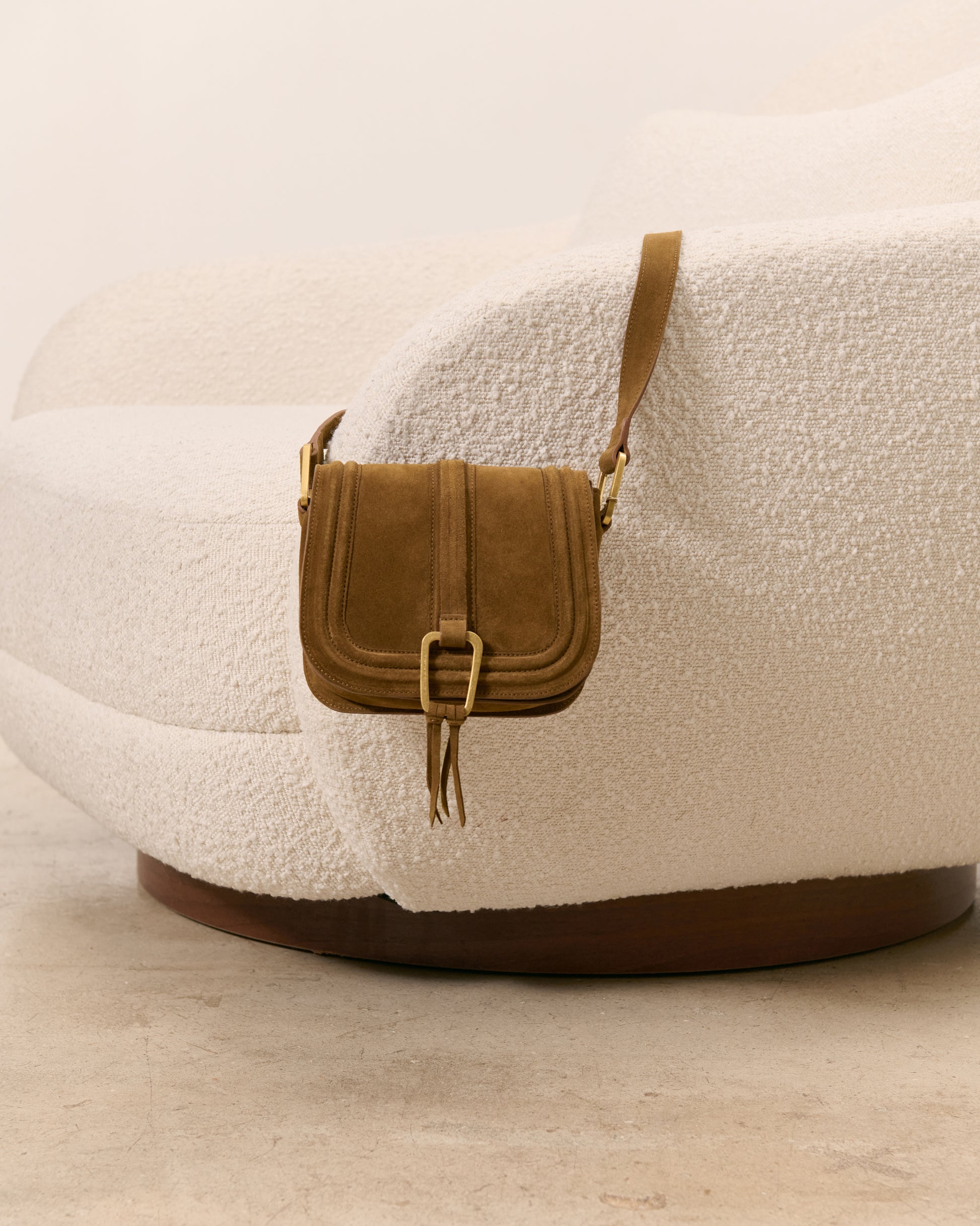 Sac Barth - Havane Daim 1 - Mode Femme tendance