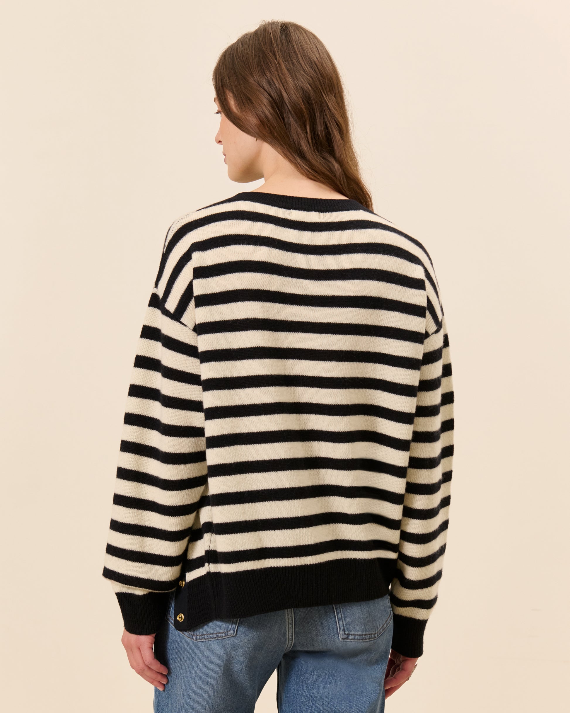 Pull Ranelagh - Ecru/Noir  4 - Mode Femme tendance