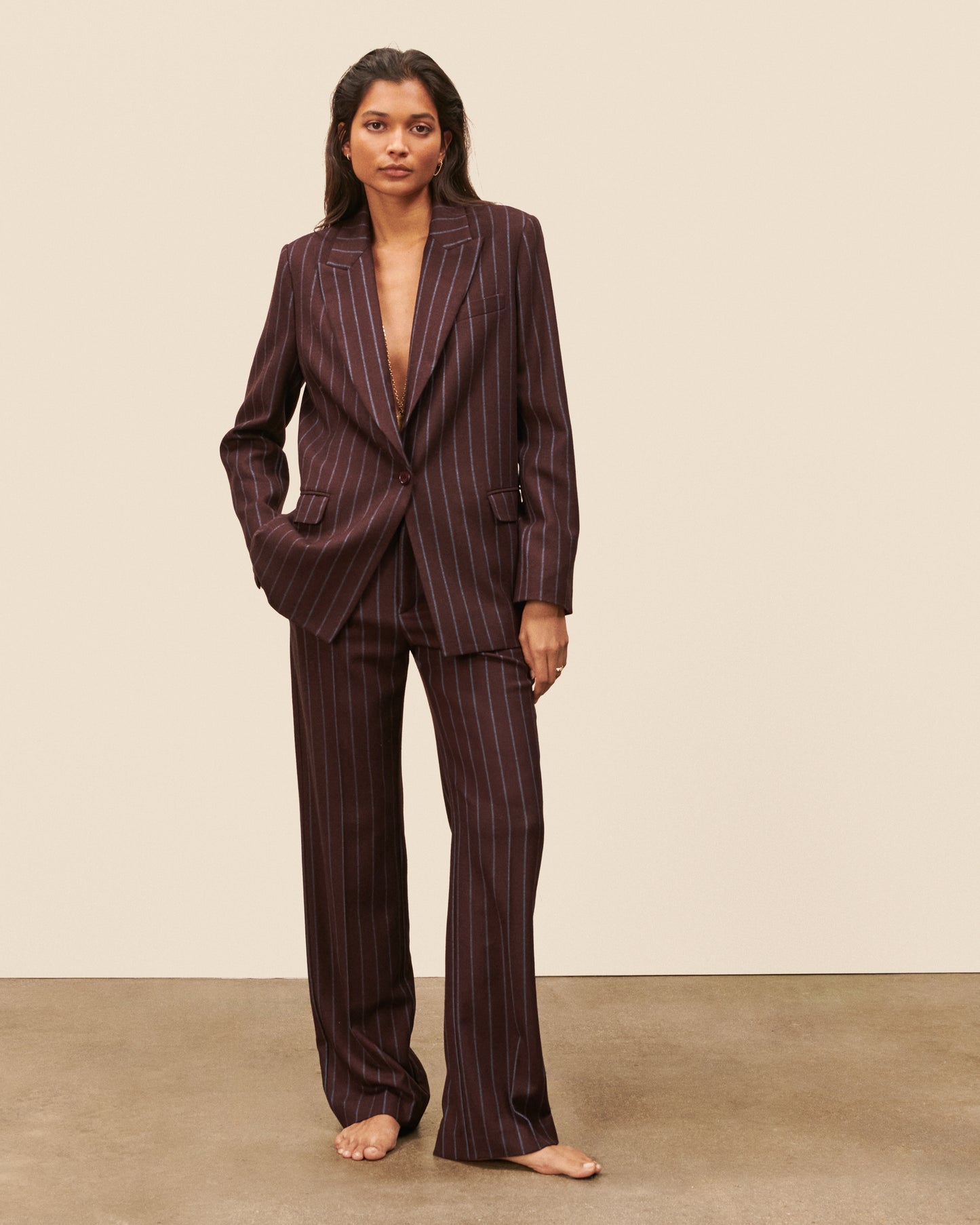 Pantalon Costume Sevigne - Mazarin fluide, chic Maison Sarah Lavoine Mazarin Viscose   4