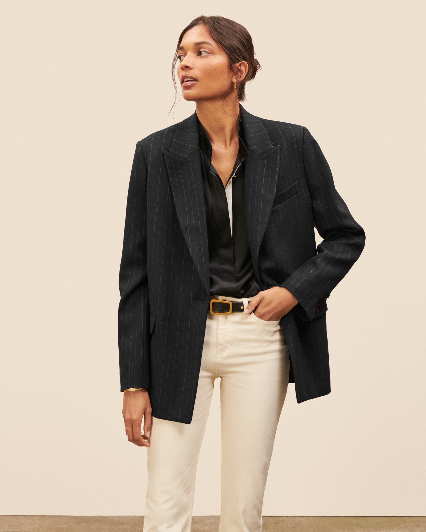 Veste blazer Alésia - Noir chic Maison Sarah Lavoine Noir Viscose   4