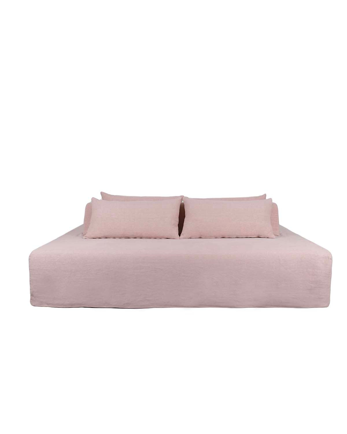 Banquette Blabla - Rose design Maison Sarah Lavoine Rose Lin 225 cm 71 cm 2