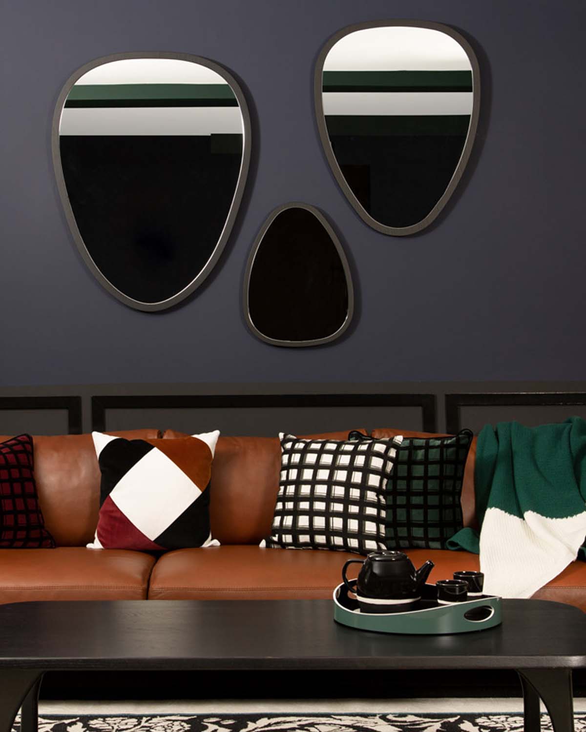 Canapé Noa - Cuir design Maison Sarah Lavoine Blanc Coton 230 cm 75 cm 2