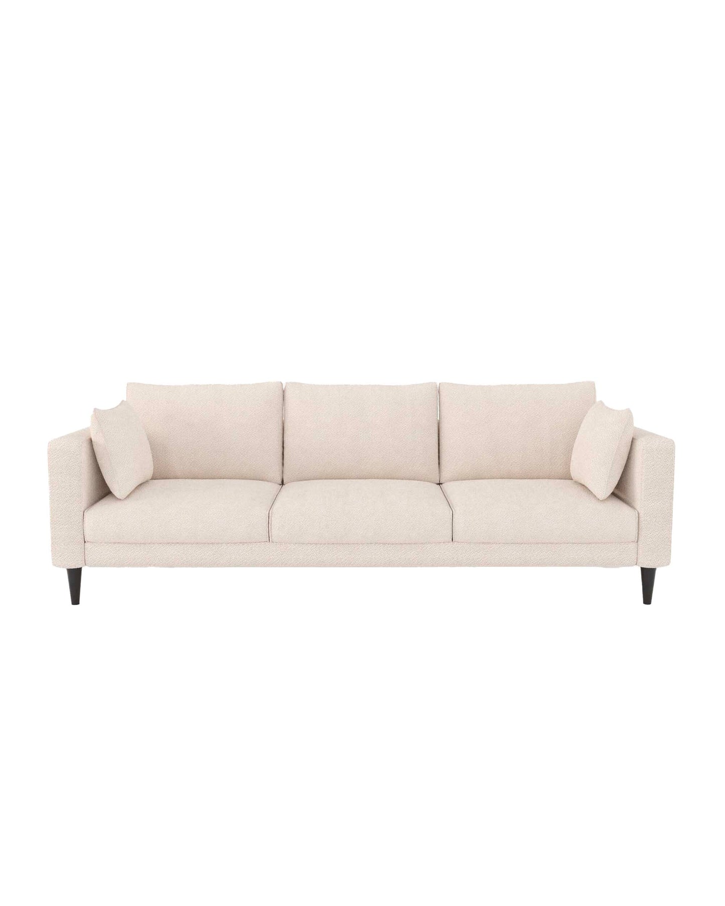 Canapé Noa - Blanc design Maison Sarah Lavoine Blanc Coton 230 cm 80 cm 1
