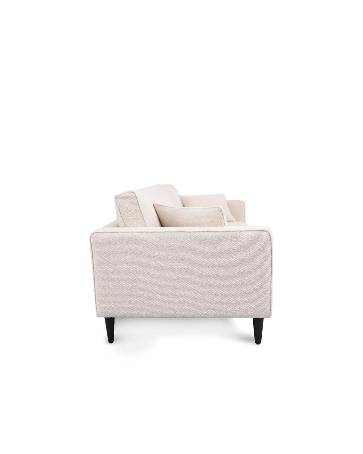 Canapé Noa - Blanc design Maison Sarah Lavoine Blanc Coton 230 cm 80 cm 3
