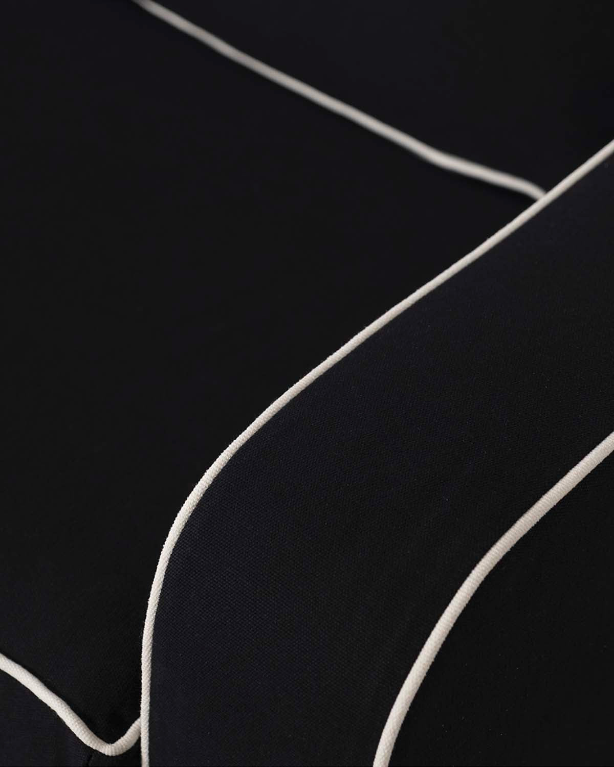 Canapé-lit Marie - Noir design Maison Sarah Lavoine Noir Coton 186 cm 81 cm 9