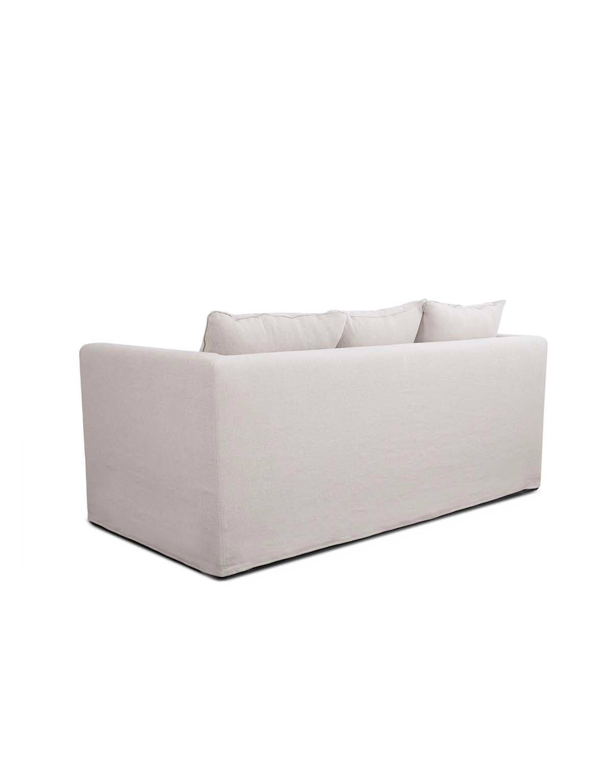 Canapé-lit Box - Beige design Maison Sarah Lavoine Beige Lin 207 cm 91 cm 5