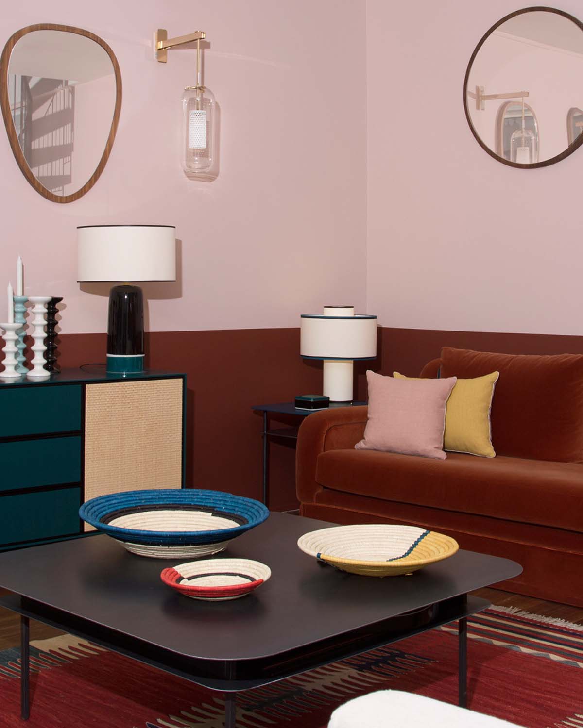 Table Basse Tokyo Carrée - Noir design Maison Sarah Lavoine Noir Acier Thermolaqué 100 cm 40 cm 4