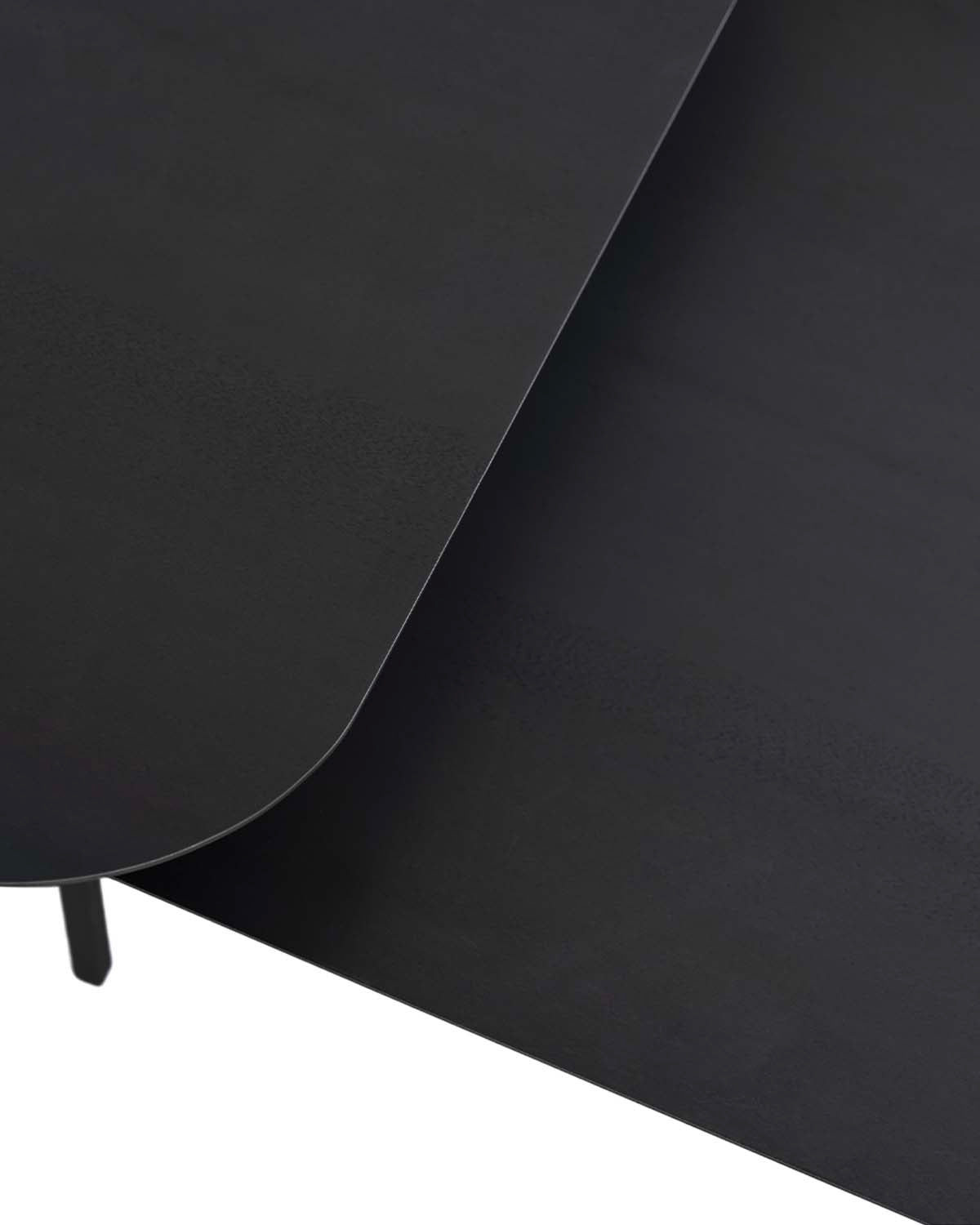 Table Basse Tokyo Décalée - Noir design Maison Sarah Lavoine Noir Acier Ciré 150 cm 40 cm 3