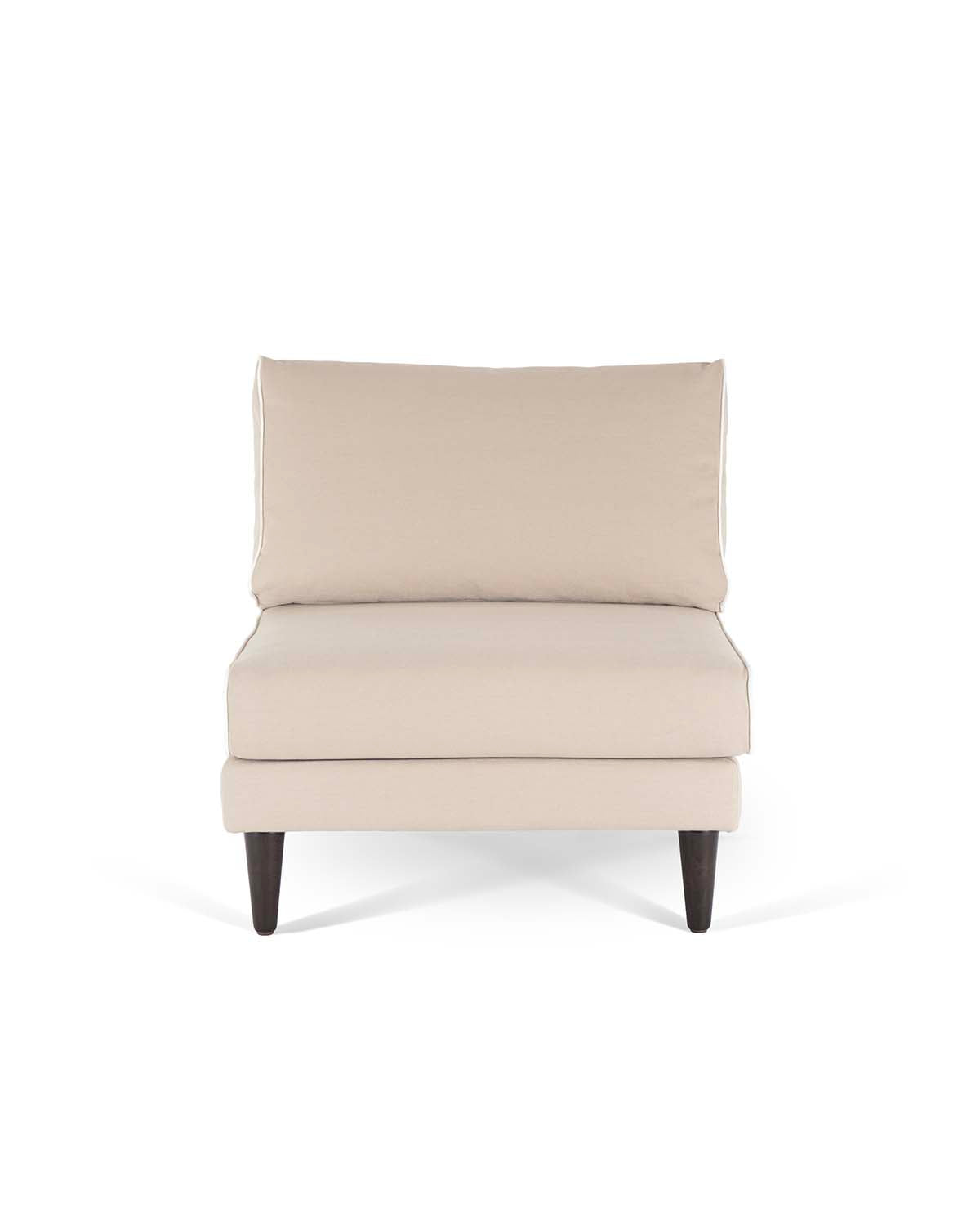 Chauffeuse Noa - Beige / Blanc design Maison Sarah Lavoine Beige / Blanc Coton 80 cm 80 cm 1