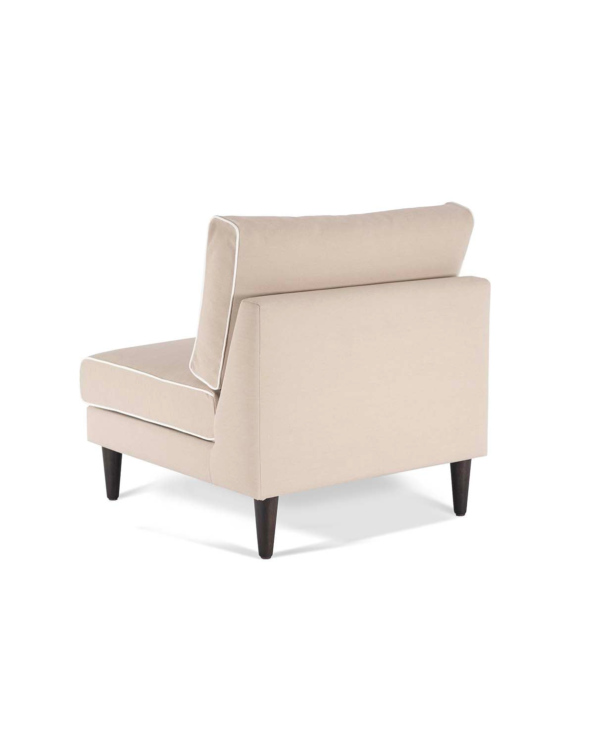 Chauffeuse Noa - Beige / Blanc design Maison Sarah Lavoine Beige / Blanc Coton 80 cm 80 cm 4