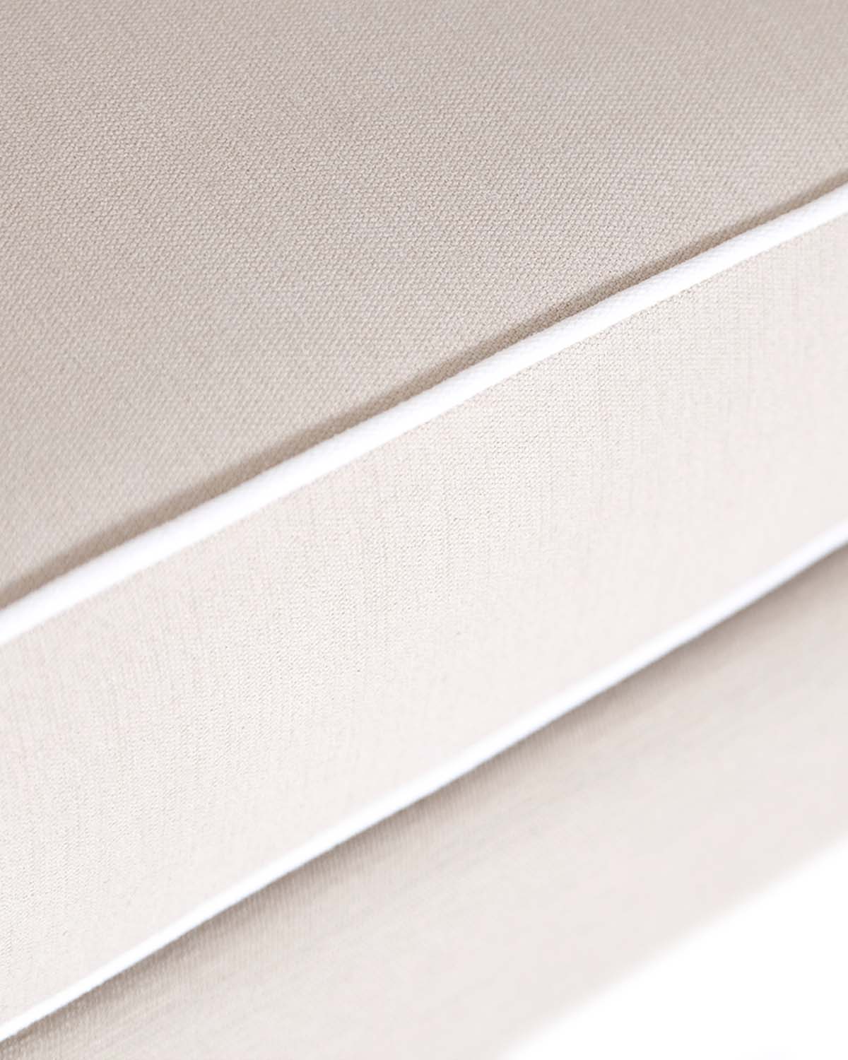 Chauffeuse Noa - Beige / Blanc design Maison Sarah Lavoine Beige / Blanc Coton 80 cm 80 cm 6