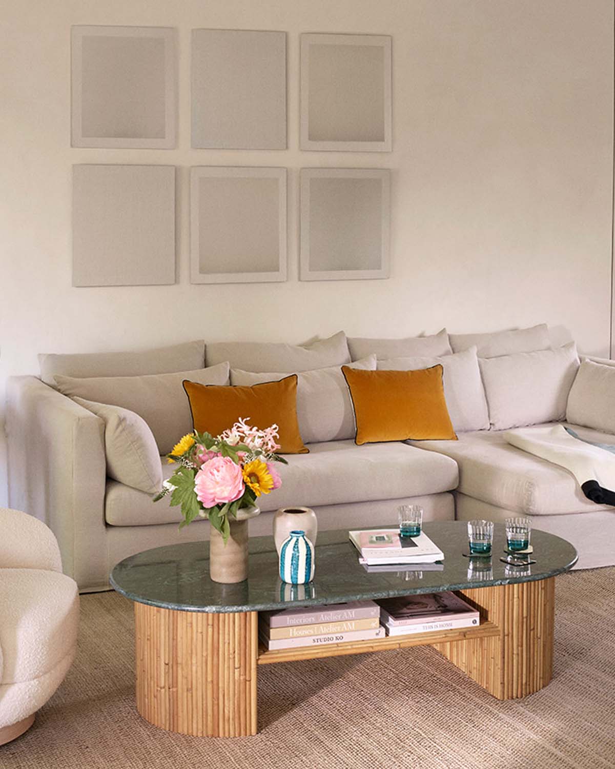 Canapé d'angle SuperBox - Angle à droite - Lin design Maison Sarah Lavoine Lin Lin 335 cm 85 cm 6