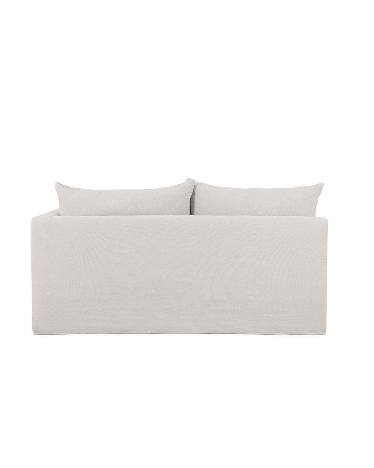 Méridienne SuperBox - Accoudoir droite - Gris clair design Maison Sarah Lavoine Gris clair Lin 130 cm 85 cm 5