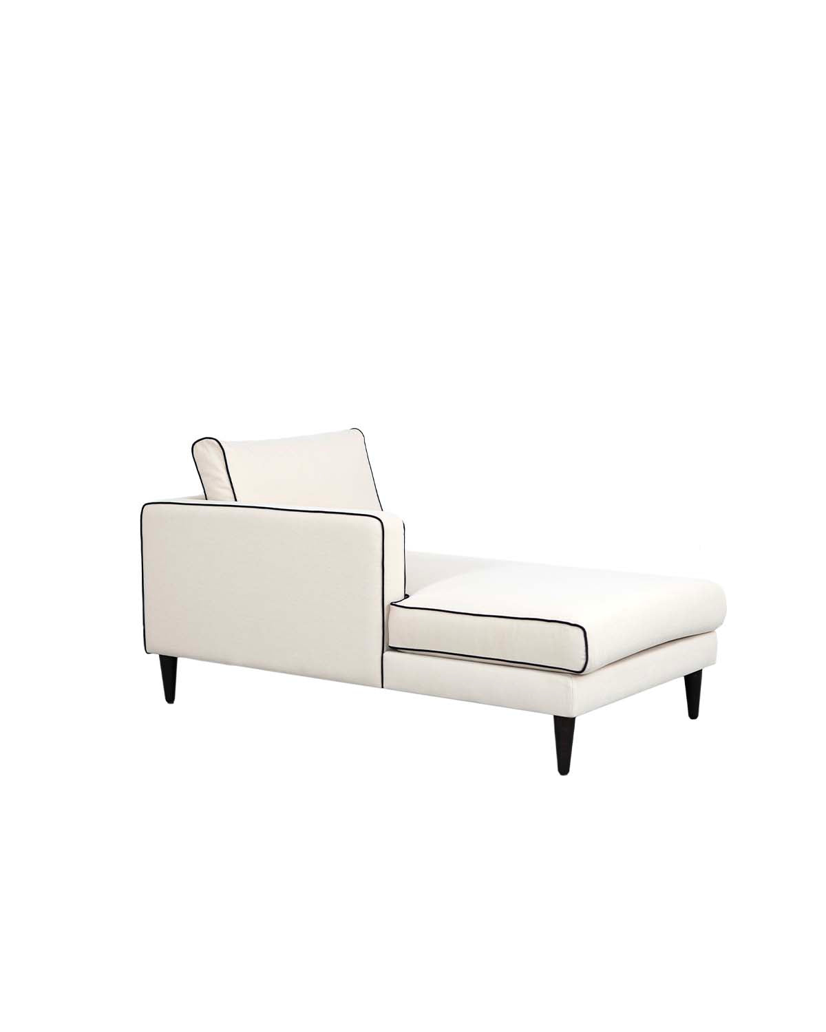 Méridienne Noa - Accoudoir droite - Blanc design Maison Sarah Lavoine Blanc Coton 180 cm 80 cm 5