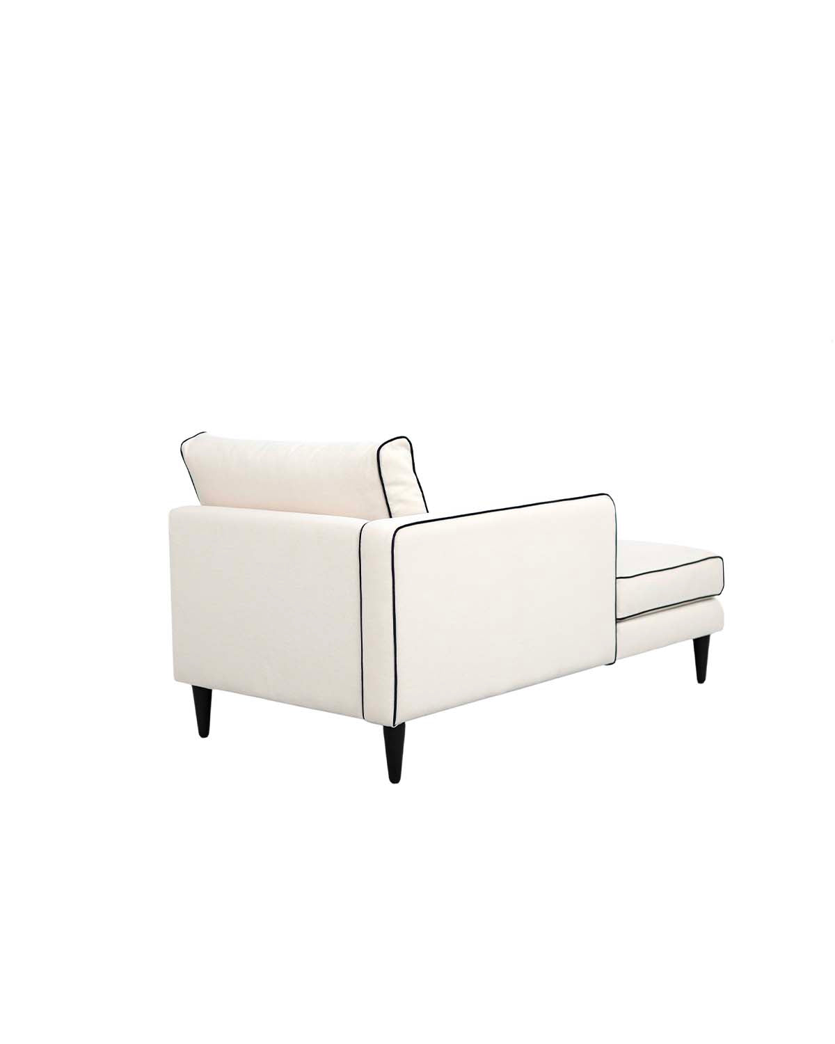 Méridienne Noa - Accoudoir droite - Blanc design Maison Sarah Lavoine Blanc Coton 180 cm 80 cm 6