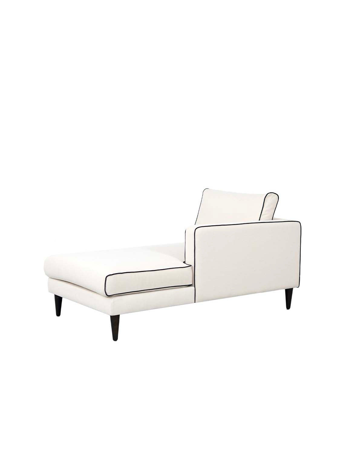 Méridienne Noa - Accoudoir gauche - Blanc design Maison Sarah Lavoine Blanc Coton 180 cm 80 cm 3