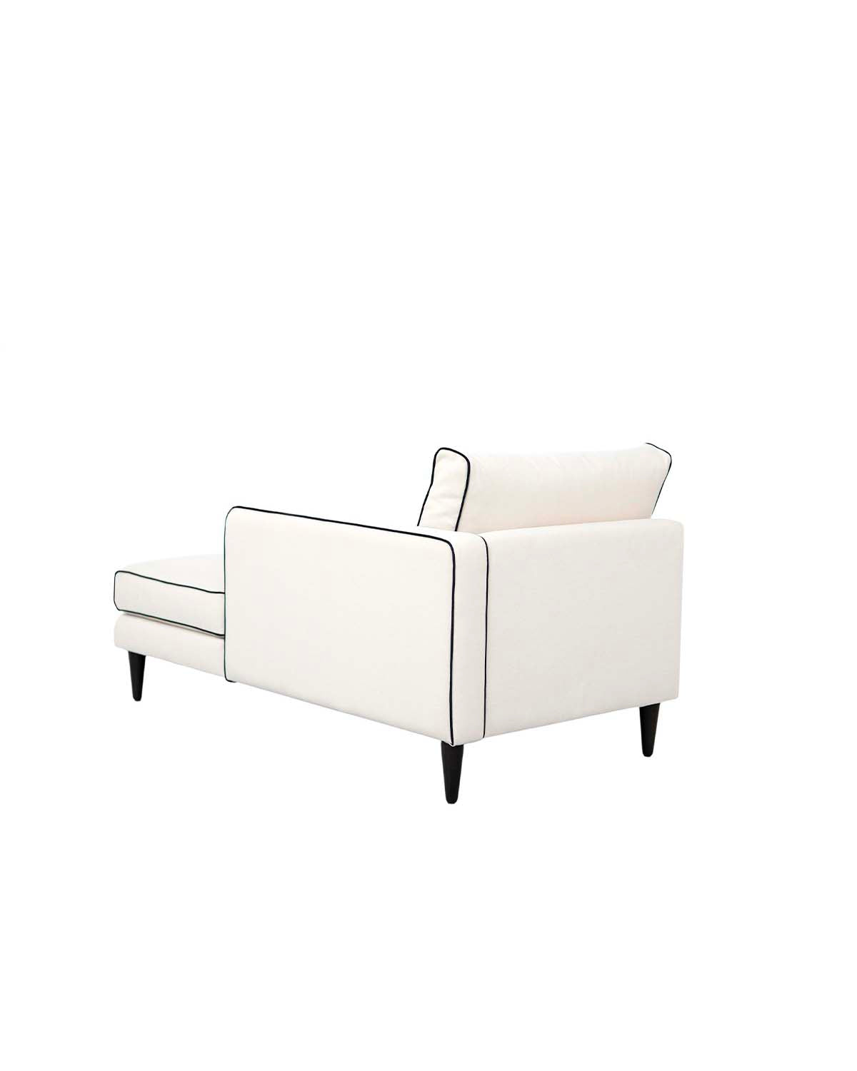 Méridienne Noa - Accoudoir gauche - Blanc design Maison Sarah Lavoine Blanc Coton 180 cm 80 cm 5