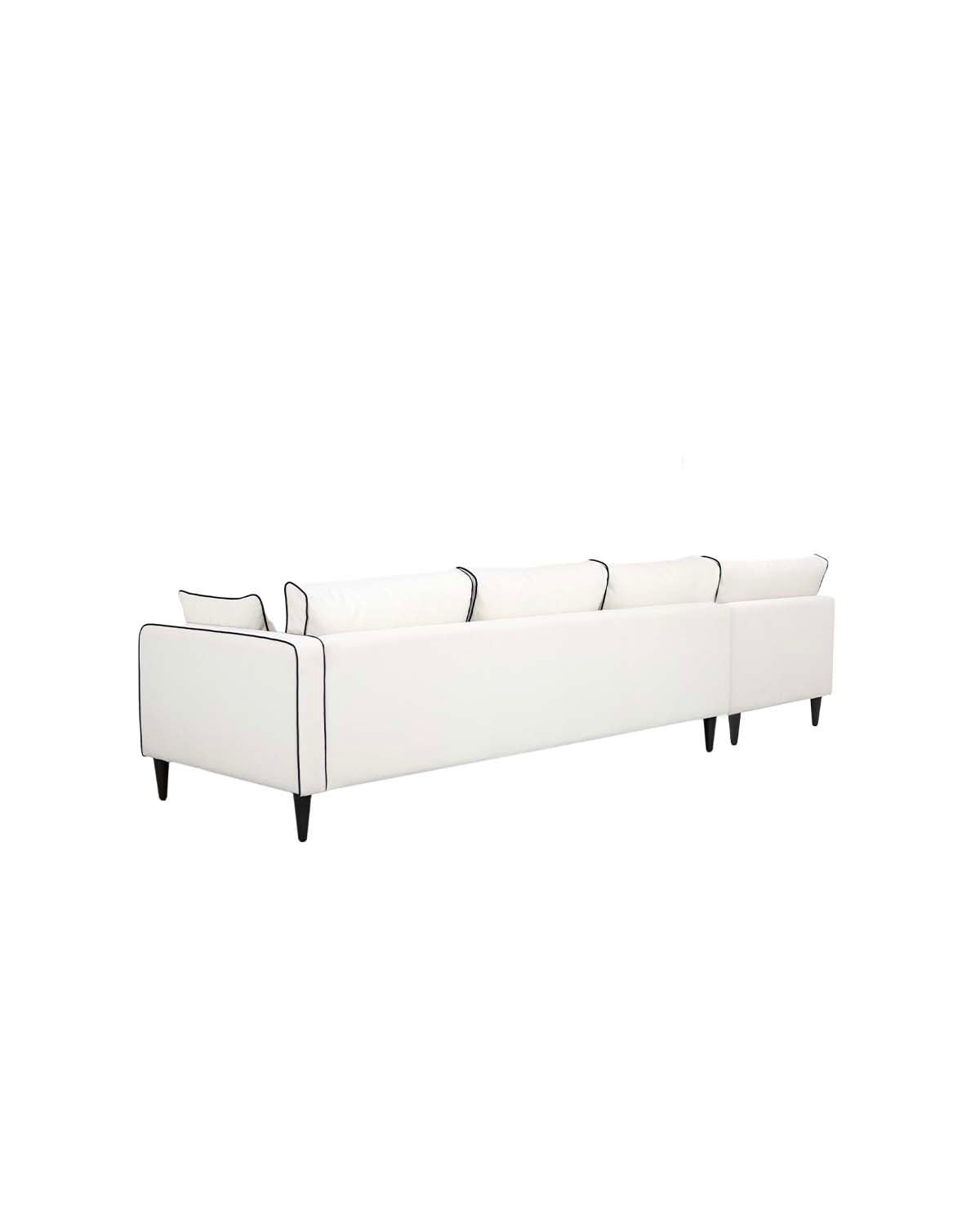 Canapé d'angle gauche Noa - Blanc design Maison Sarah Lavoine Blanc Coton 300 cm 75 cm 4