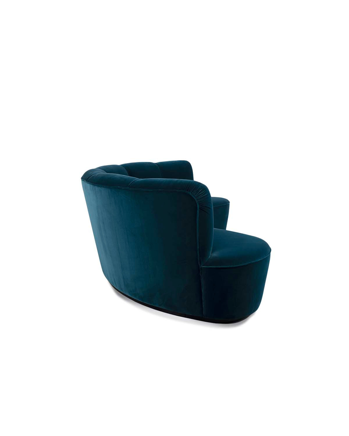 Canapé Sarah - Bleu design Maison Sarah Lavoine Bleu Velours 210 cm 77 cm 3