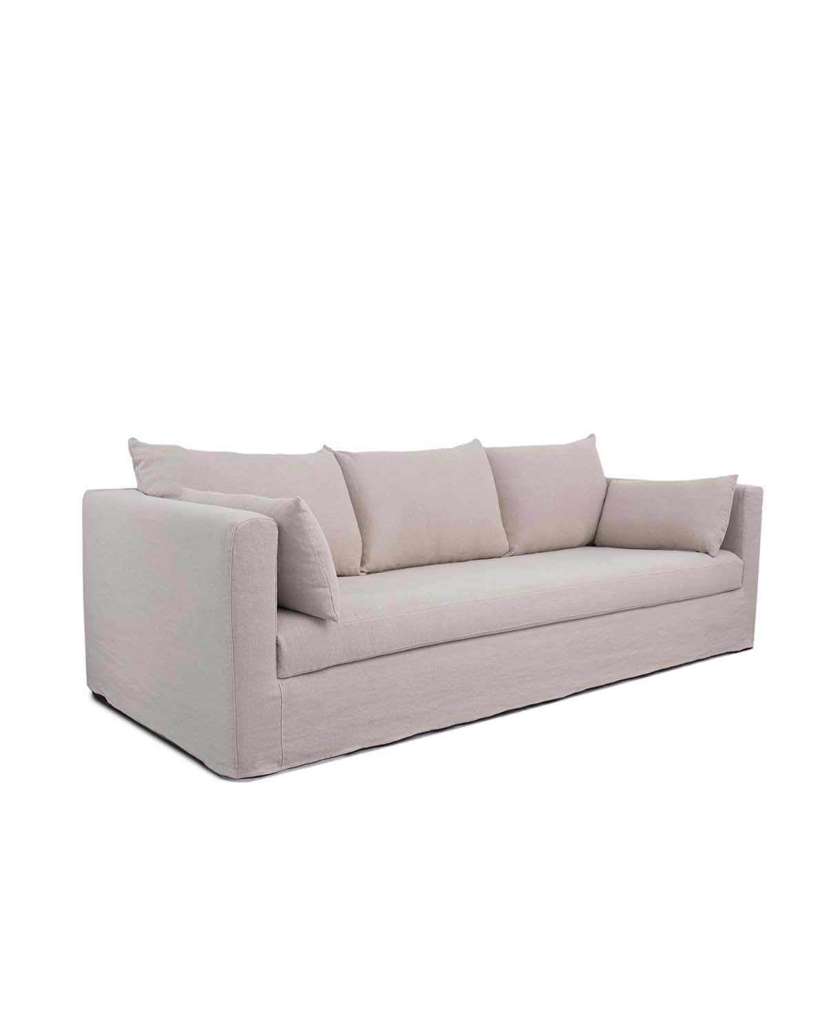 Canapé Box - Beige design Maison Sarah Lavoine Beige Lin 250 cm 85 cm 2