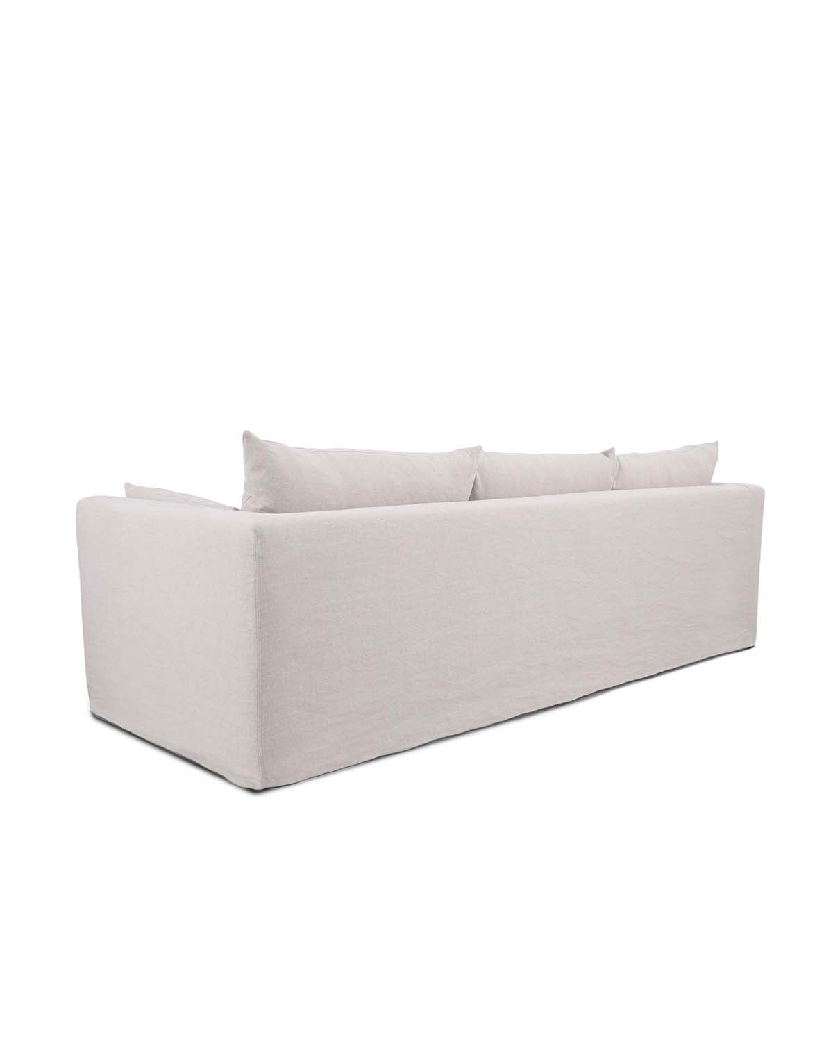 Canapé Box - Beige design Maison Sarah Lavoine Beige Lin 220 cm 85 cm 5