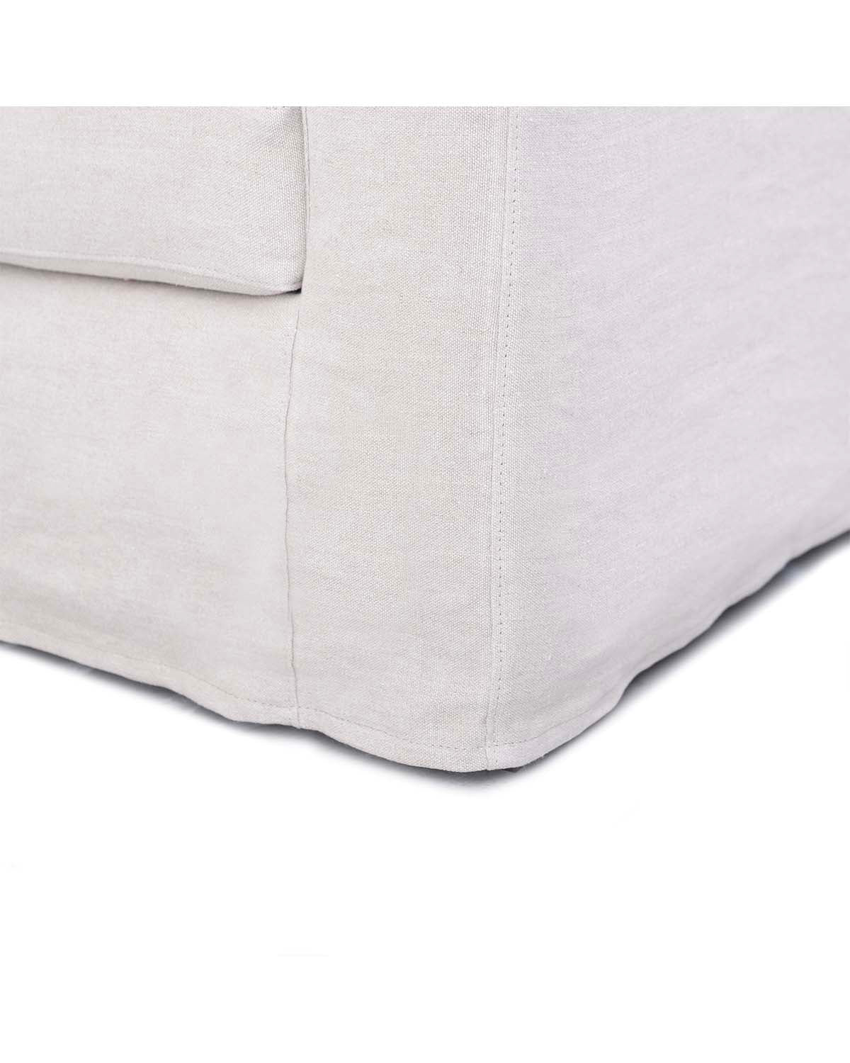 Canapé Box - Beige design Maison Sarah Lavoine Beige Lin 220 cm 85 cm 7