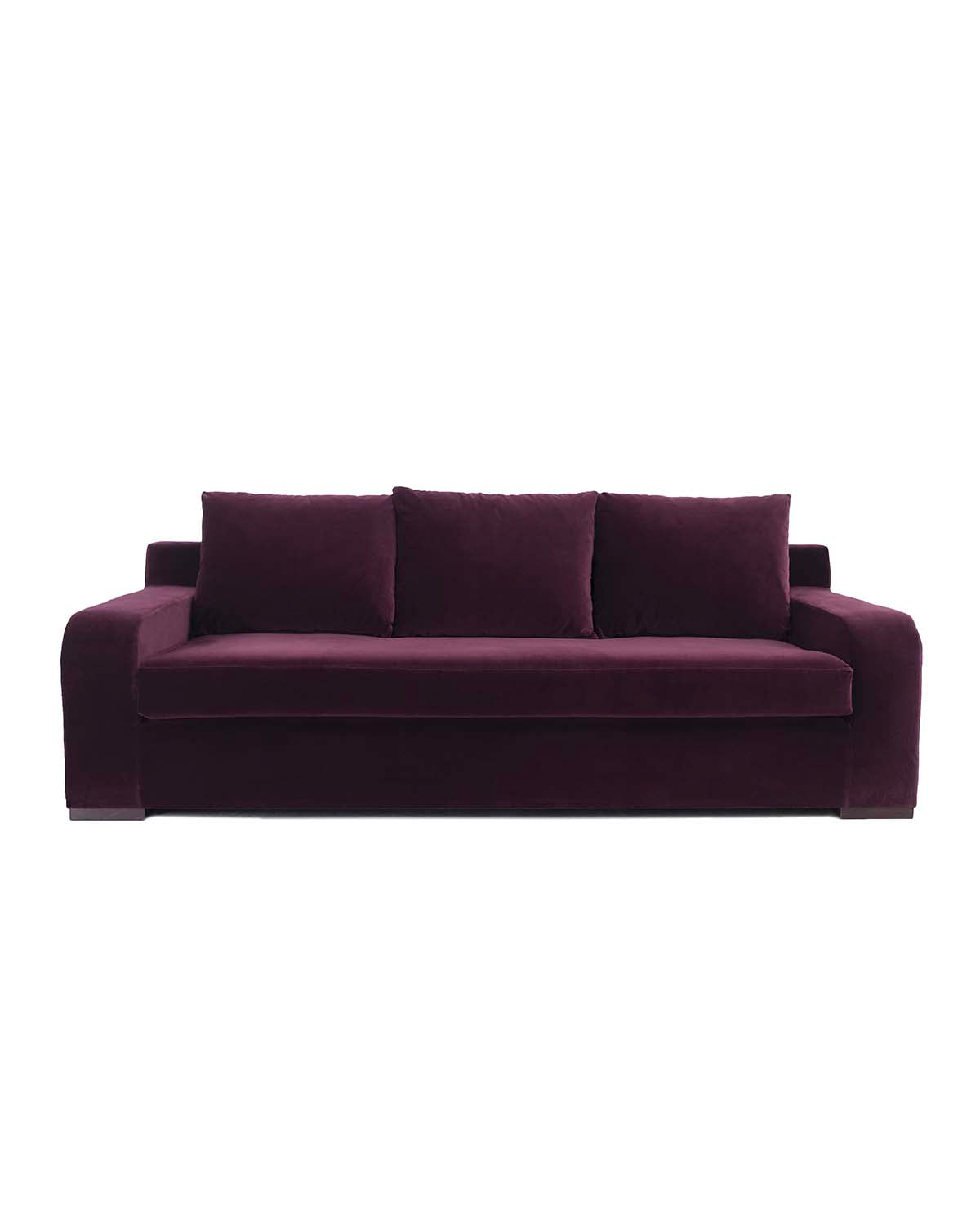 Canapé Luna - Violet design Maison Sarah Lavoine Violet Velours 300 cm 88 cm 1
