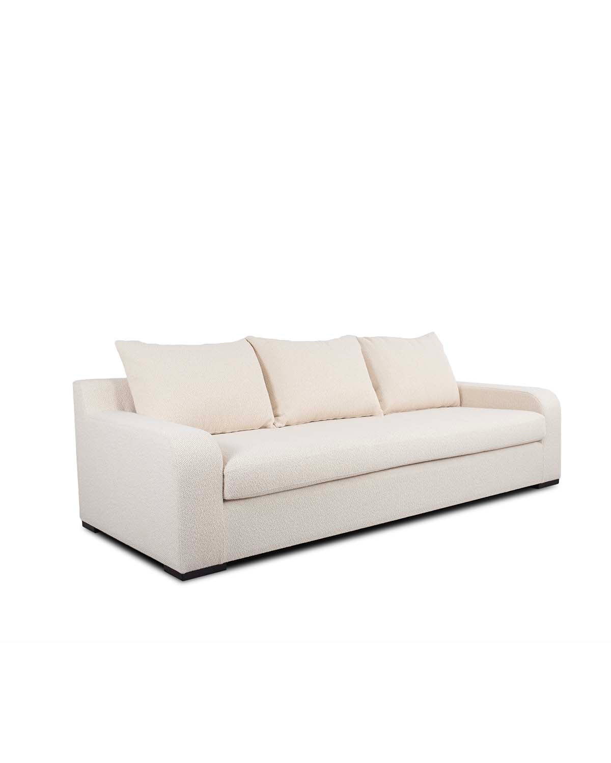 Canapé Luna - Ecru design Maison Sarah Lavoine Ecru Laine bouclée 270 cm 88 cm 2