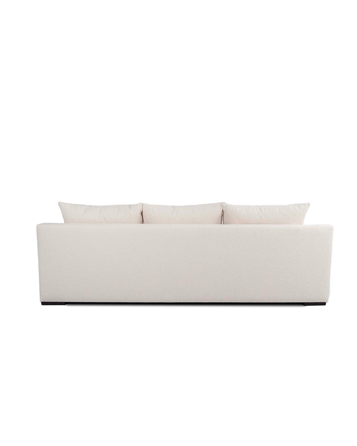 Canapé Luna - Ecru design Maison Sarah Lavoine Ecru Laine bouclée 270 cm 88 cm 4