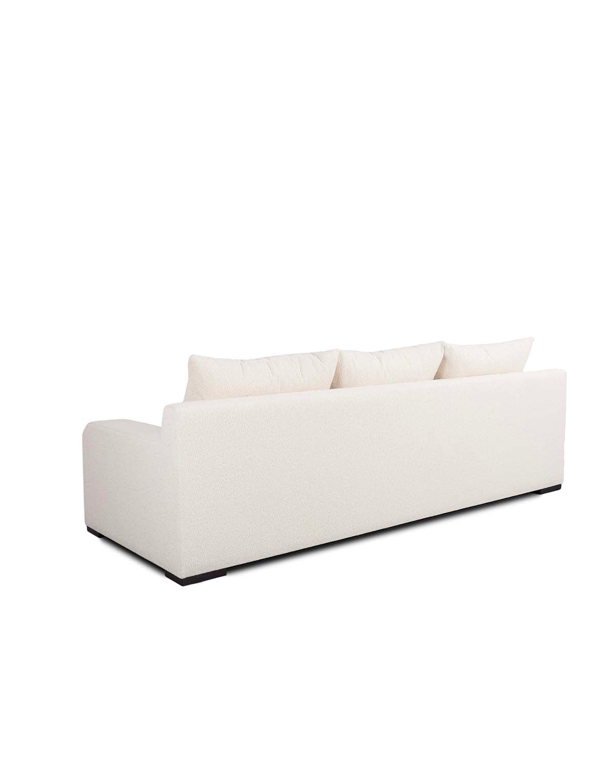Canapé Luna - Ecru design Maison Sarah Lavoine Ecru Laine bouclée 270 cm 88 cm 5