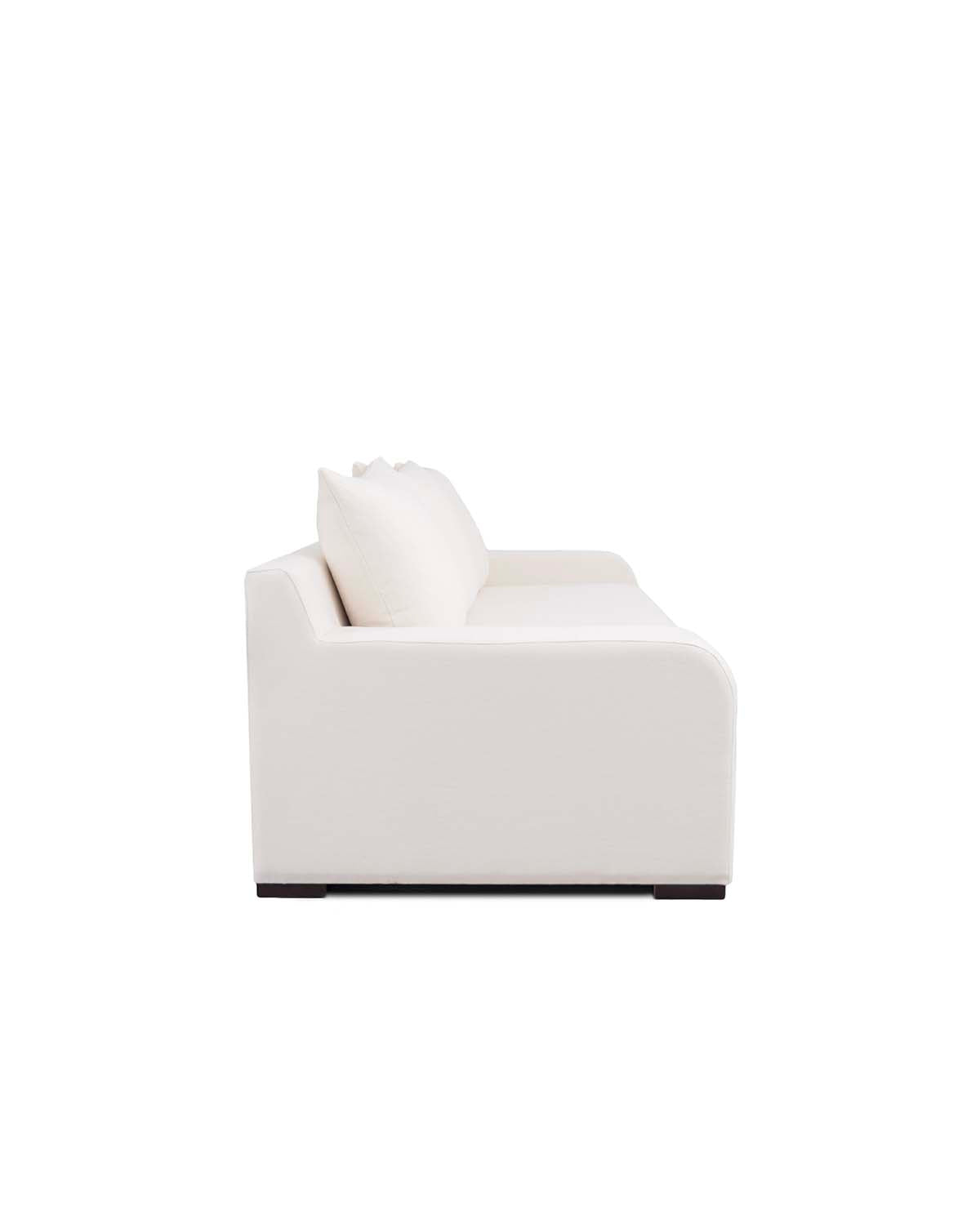 Canapé Luna - Blanc design Maison Sarah Lavoine Blanc Lin 230 cm 88 cm 3