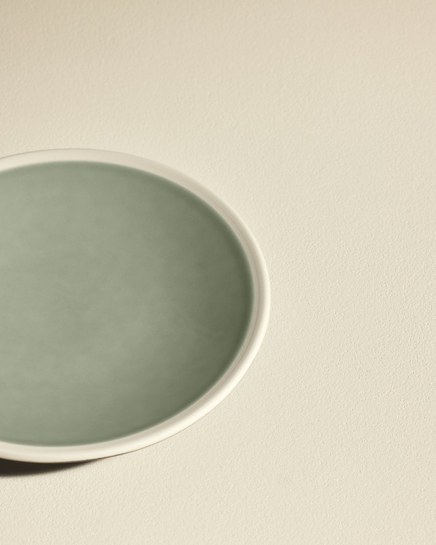 Assiette à dessert Sicilia - Pousse de Tilleul design moderne Maison Sarah Lavoine Pousse de Tilleul Céramique   3