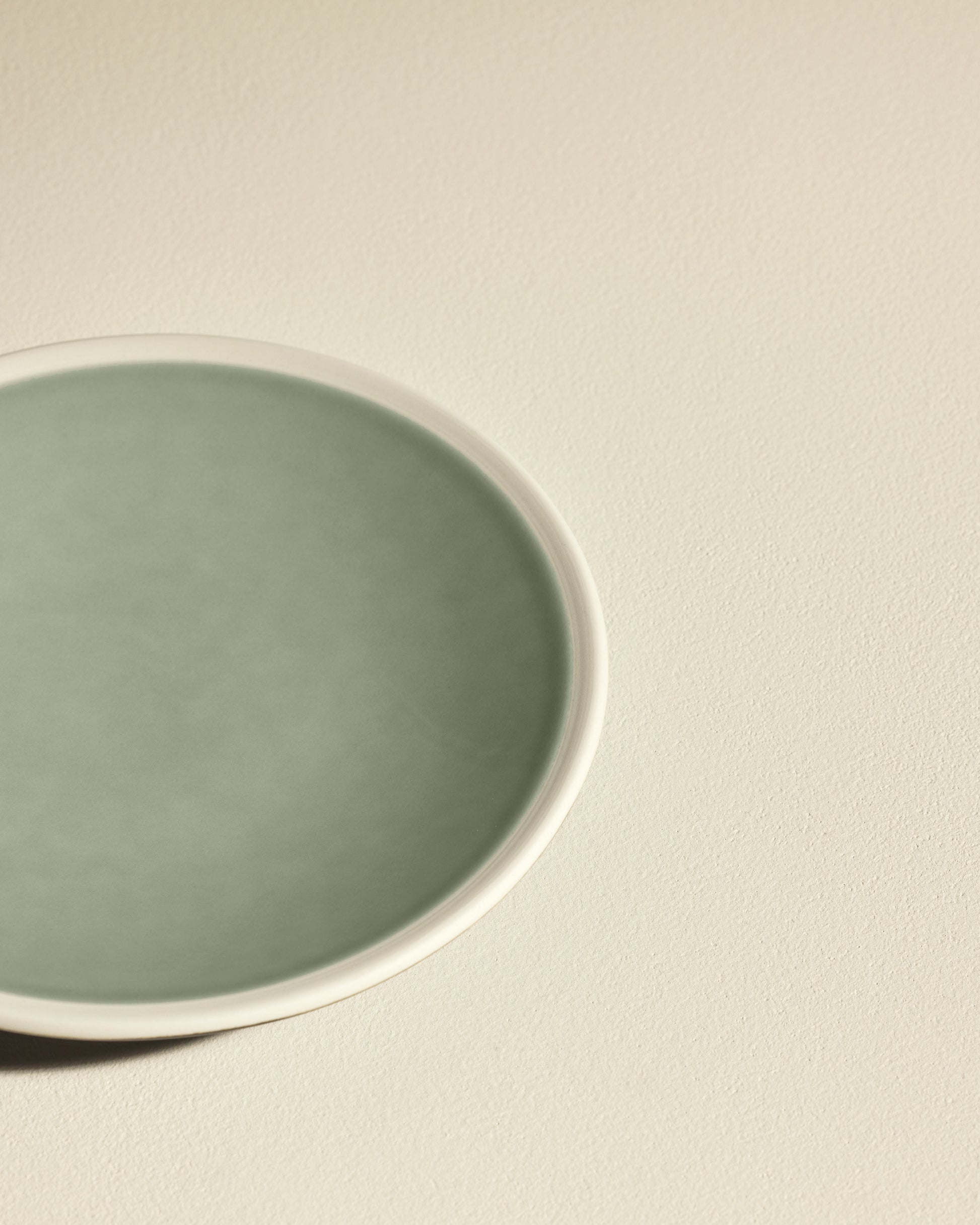 Assiette à dessert Sicilia - Pousse de Tilleul design moderne Maison Sarah Lavoine Pousse de Tilleul Céramique   3