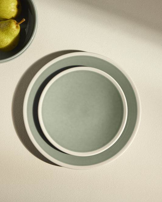Assiette à dessert Sicilia - Pousse de Tilleul design moderne Maison Sarah Lavoine Pousse de Tilleul Céramique 4