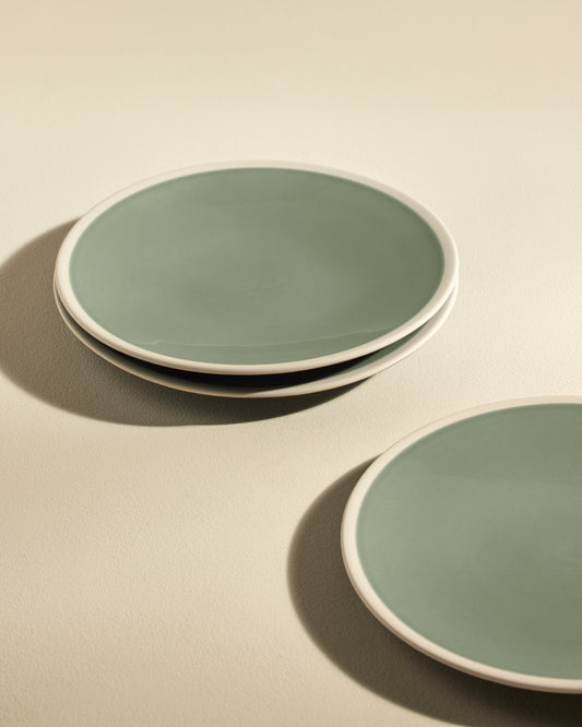 Assiette plate Sicilia - Pousse de Tilleul design moderne Maison Sarah Lavoine Pousse de Tilleul Céramique 4