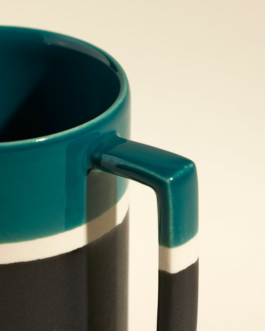 Mug Sicilia - Bleu Sarah haut de gamme Maison Sarah Lavoine Bleu Sarah Céramique 10 cm 3