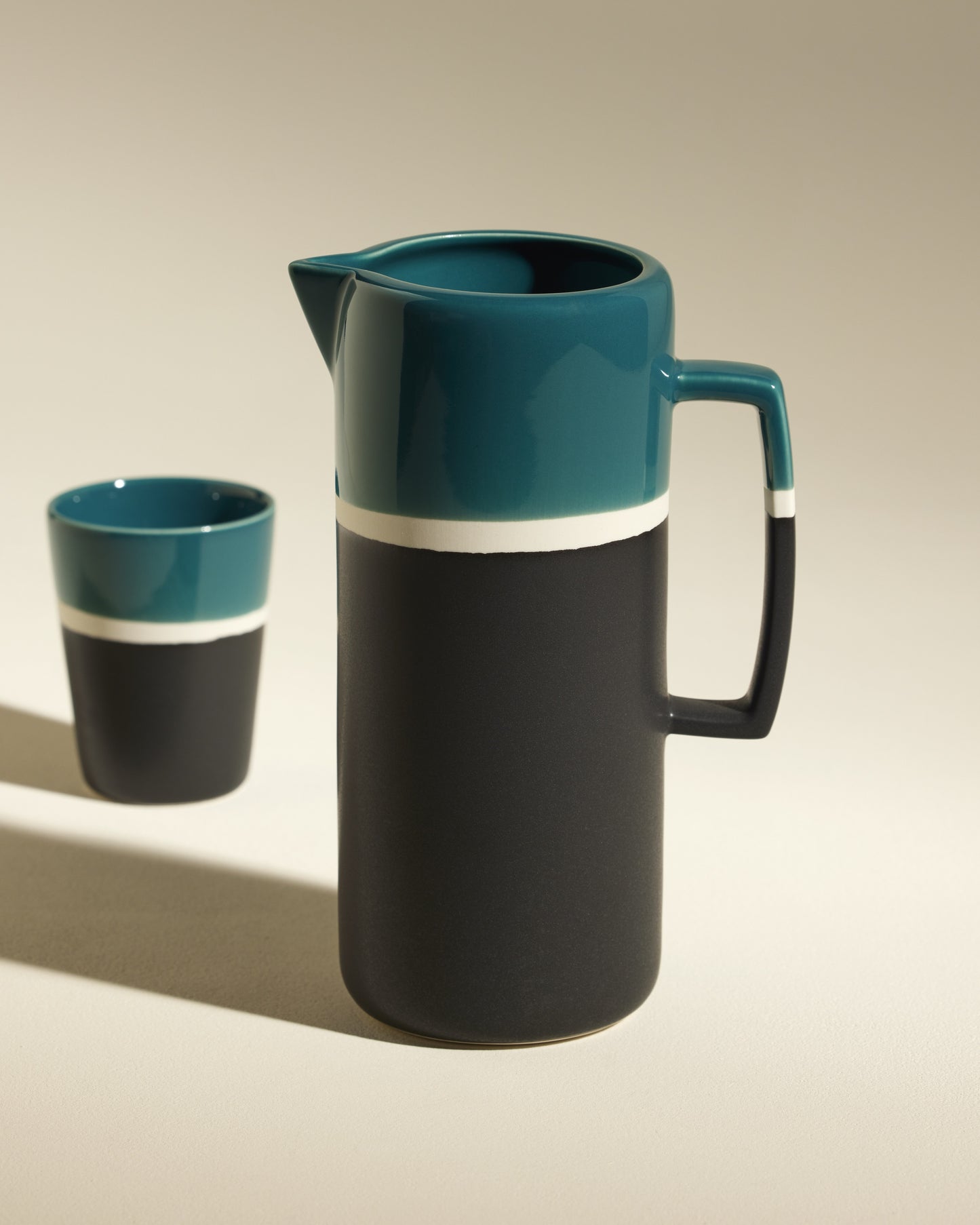 Sicilia Pitcher - Blue Sarah design Maison Sarah Lavoine Blue Sarah Ceramic 23 cm 4