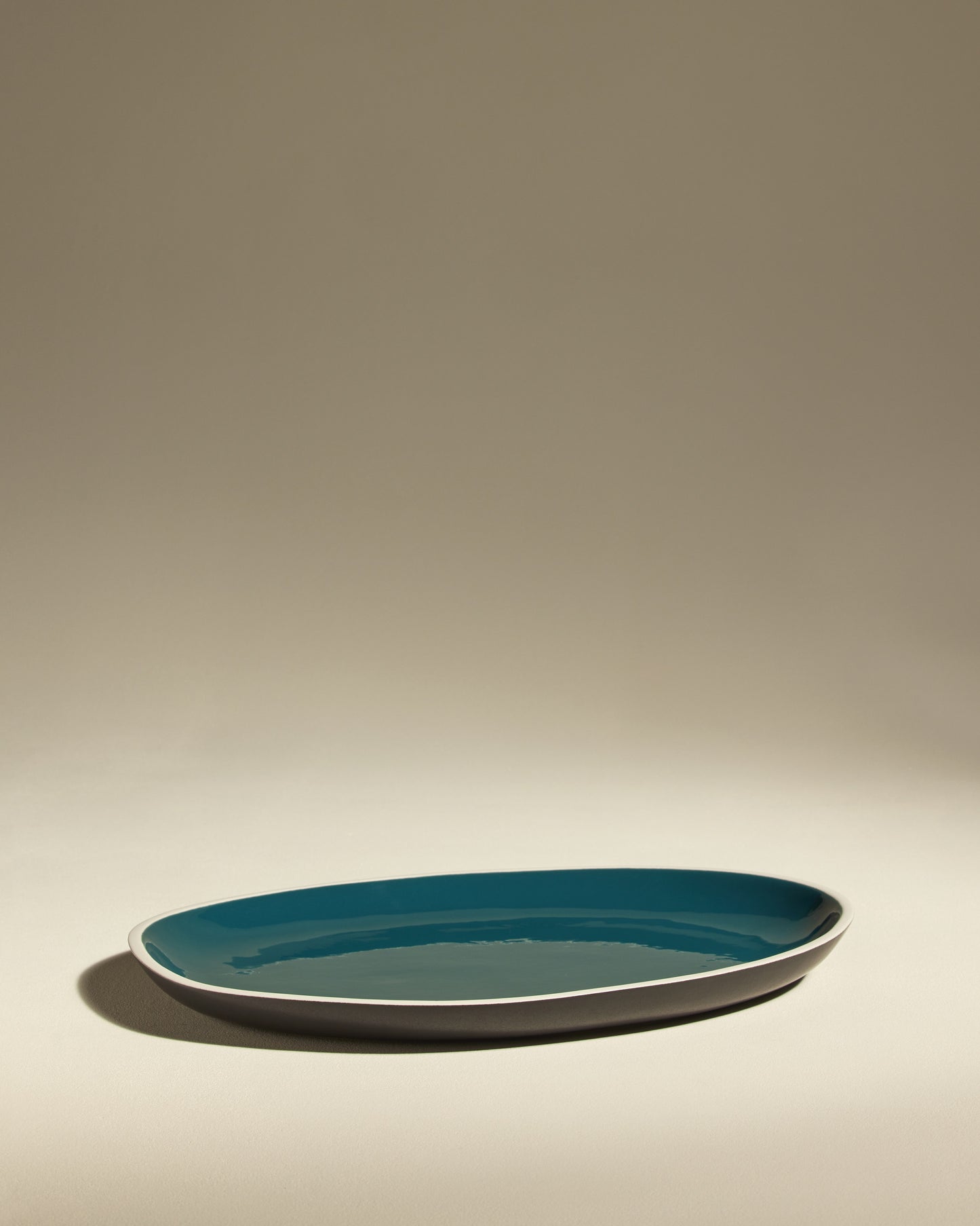 Plat Sicilia - Bleu Sarah haut de gamme Maison Sarah Lavoine Bleu Sarah Céramique 43 cm 3 cm 1