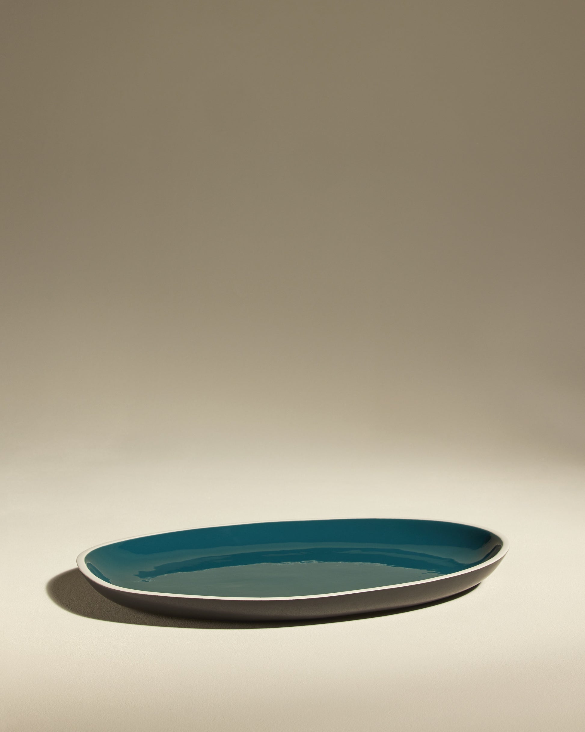 Plat Sicilia - Bleu Sarah haut de gamme Maison Sarah Lavoine Bleu Sarah Céramique 43 cm 3 cm 1