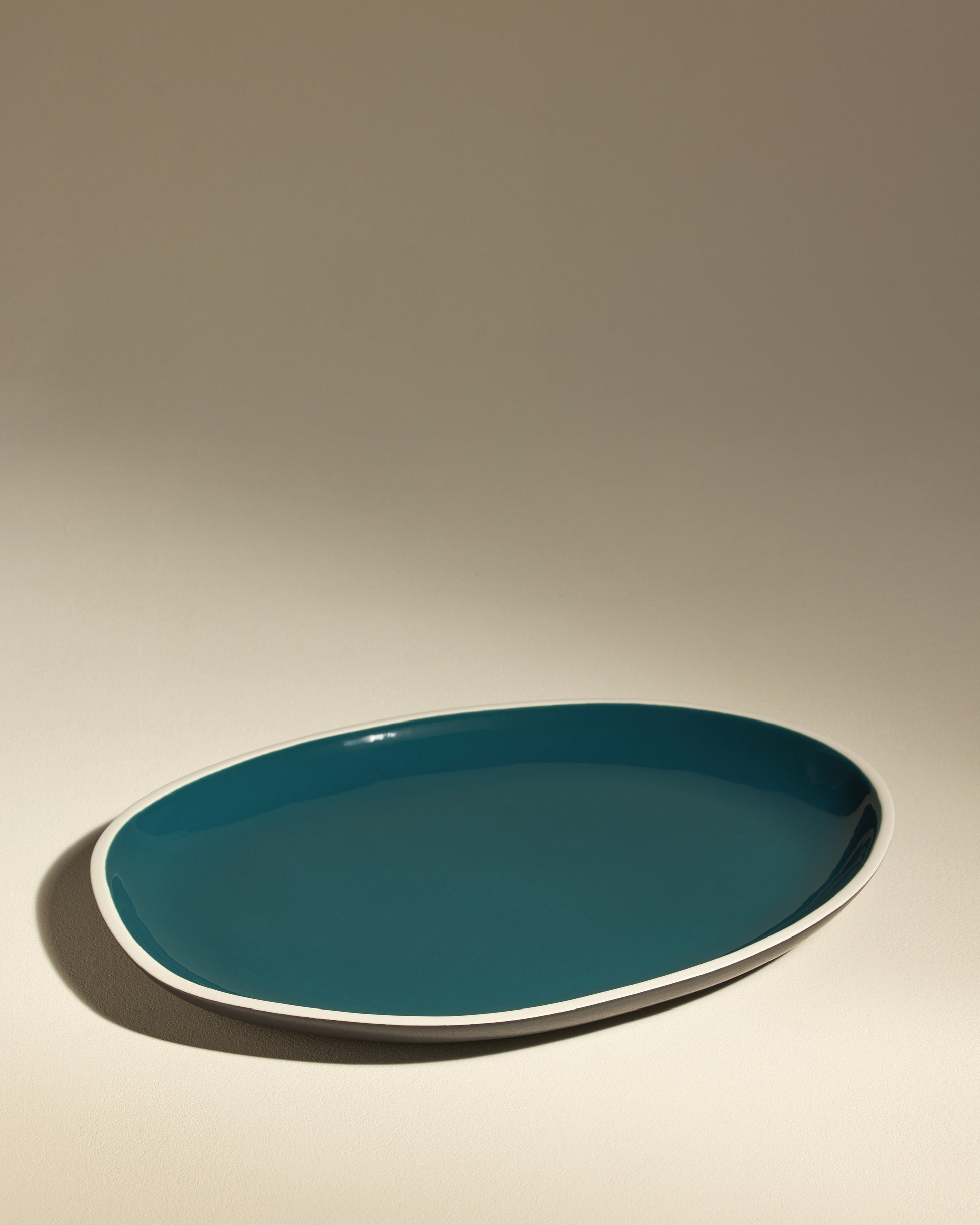 Plat Sicilia - Bleu Sarah haut de gamme Maison Sarah Lavoine Bleu Sarah Céramique 43 cm 3 cm 2