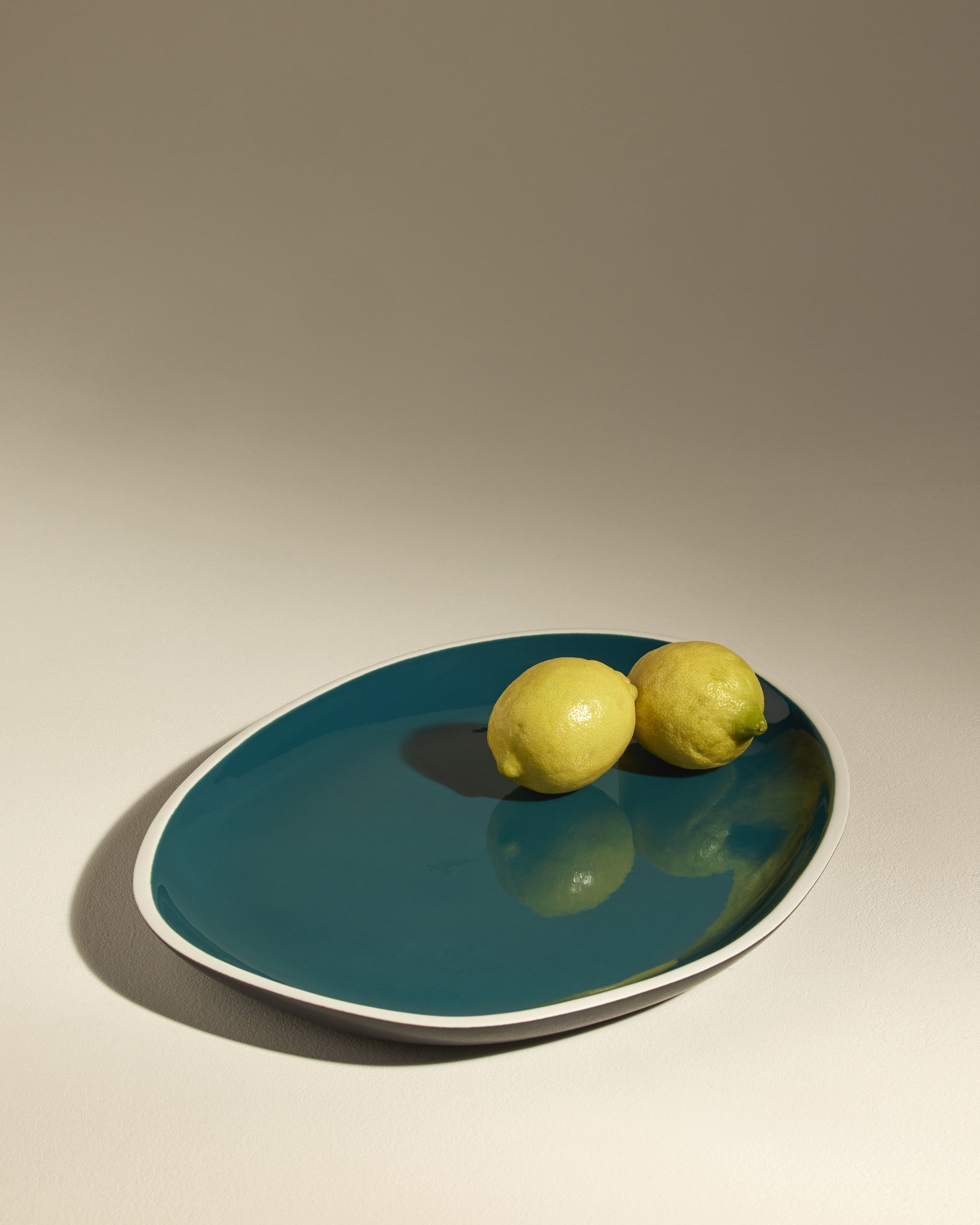 Plat Sicilia - Bleu Sarah haut de gamme Maison Sarah Lavoine Bleu Sarah Céramique 43 cm 3 cm 4