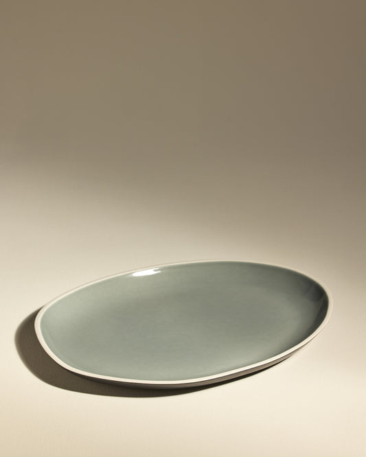 Plat Sicilia - Pousse de Tilleul haut de gamme Maison Sarah Lavoine Pousse de Tilleul Céramique 43 cm 3 cm 2