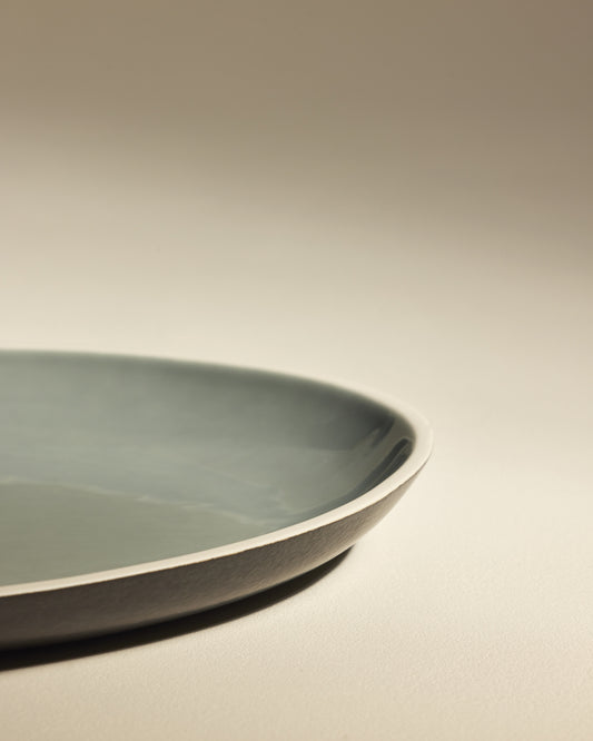 Plat Sicilia - Pousse de Tilleul haut de gamme Maison Sarah Lavoine Pousse de Tilleul Céramique 43 cm 3 cm 3