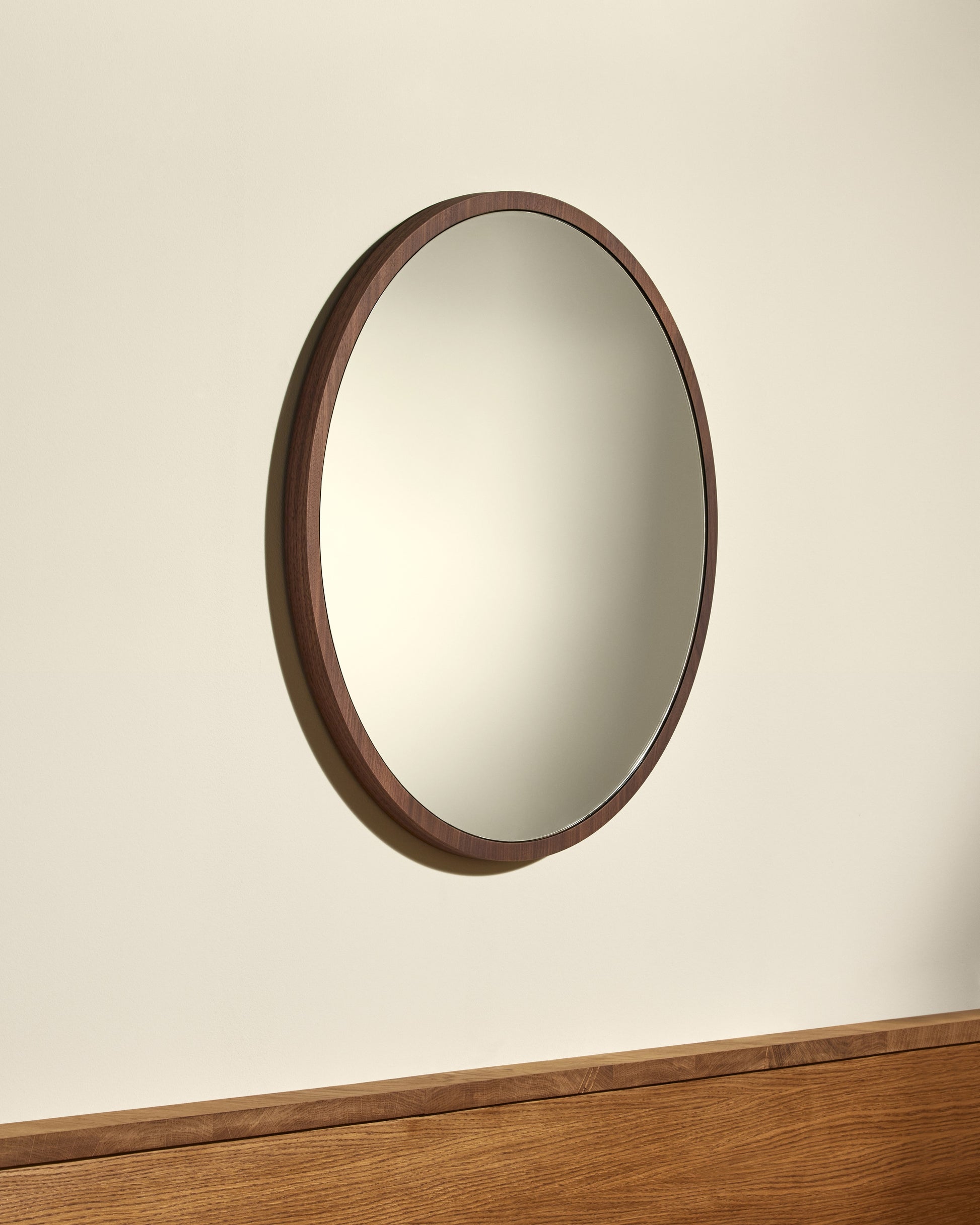 Miroir Bulle - Noyer design Maison Sarah Lavoine Noyer Noyer   2