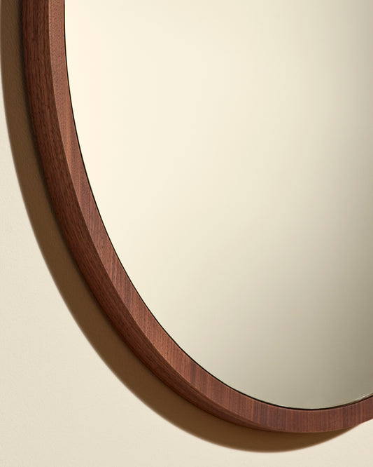 Miroir Bulle - Noyer design Maison Sarah Lavoine Noyer Noyer 3