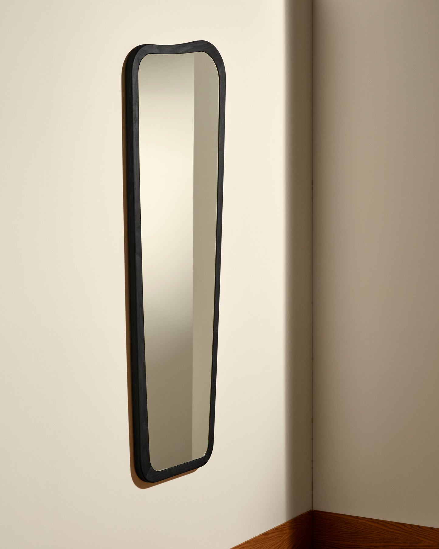 Miroir Organique - Noir design Maison Sarah Lavoine Noir Chêne 50 cm 140 cm 2