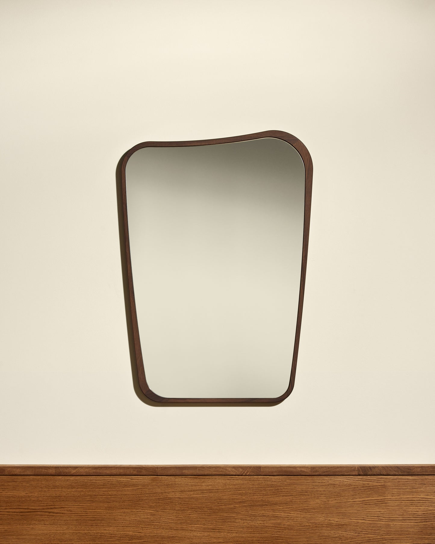 Miroir Organique - Noyer design Maison Sarah Lavoine Noyer Bois 63 cm 90 cm 1