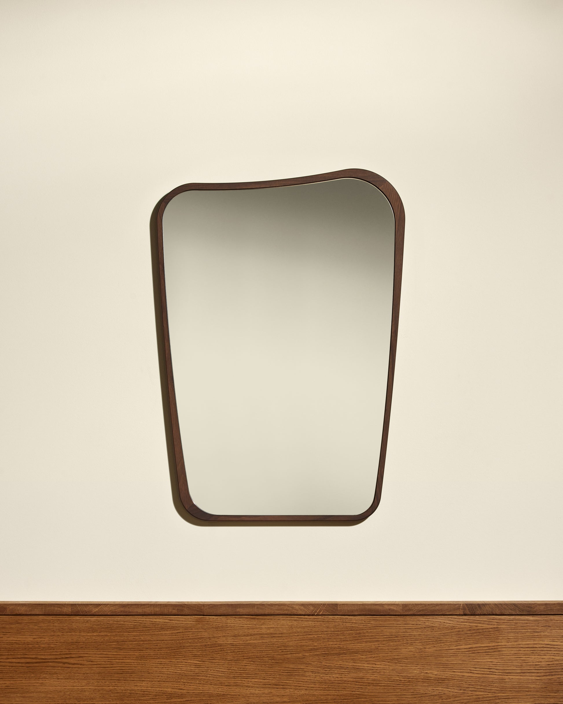 Miroir Organique - Noyer design Maison Sarah Lavoine Noyer Bois 63 cm 90 cm 1